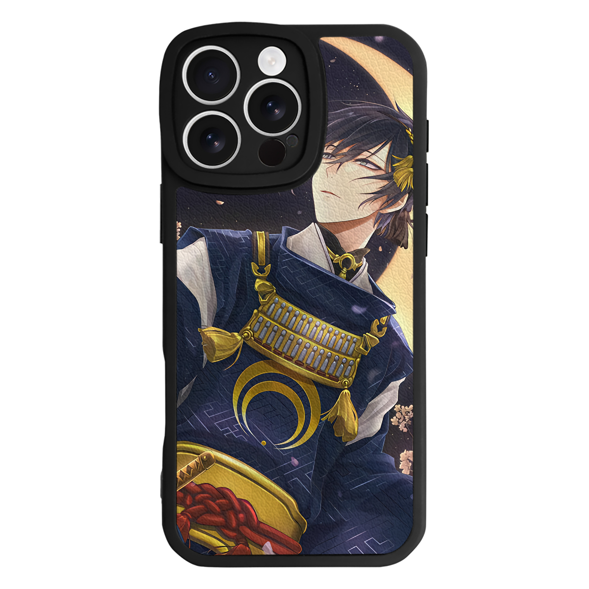 （画像用） 刀剣乱舞 Touken Ranbu 【iPhone 16シリーズ対応】シリコンスマホケース（レザー調） 材質：シリコン